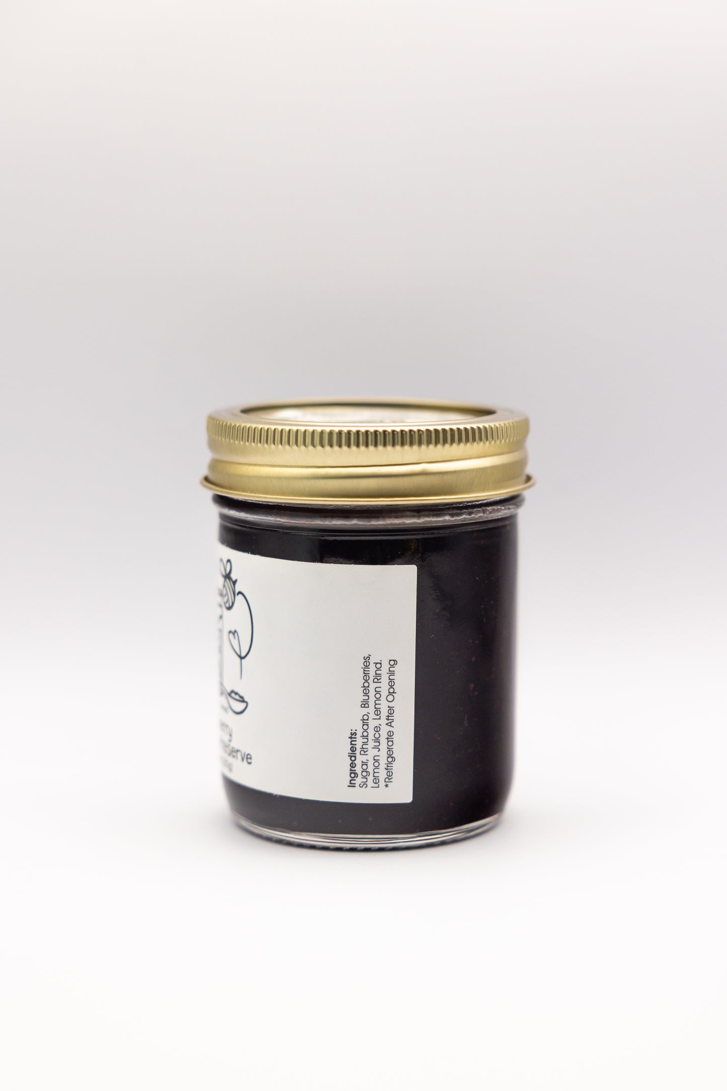 Blueberry Rhubarb Preserve - 8oz