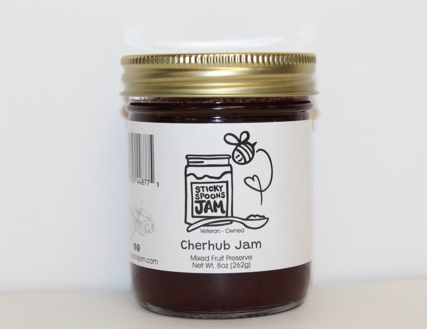 Cherhub Jam (Cherry Rhubarb) - 8oz