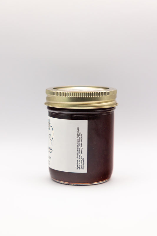 Cherhub Jam (Cherry Rhubarb) - 8oz