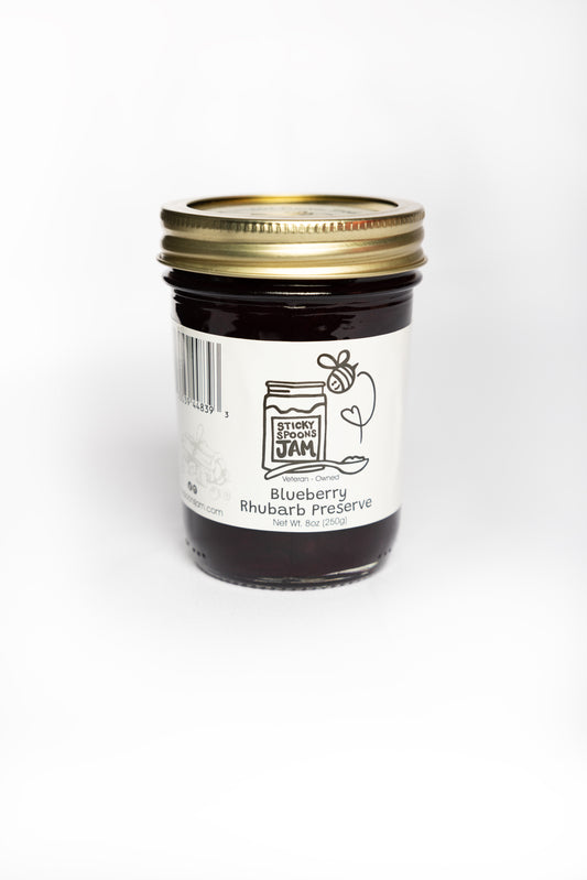 Blueberry Rhubarb Preserve - 8oz