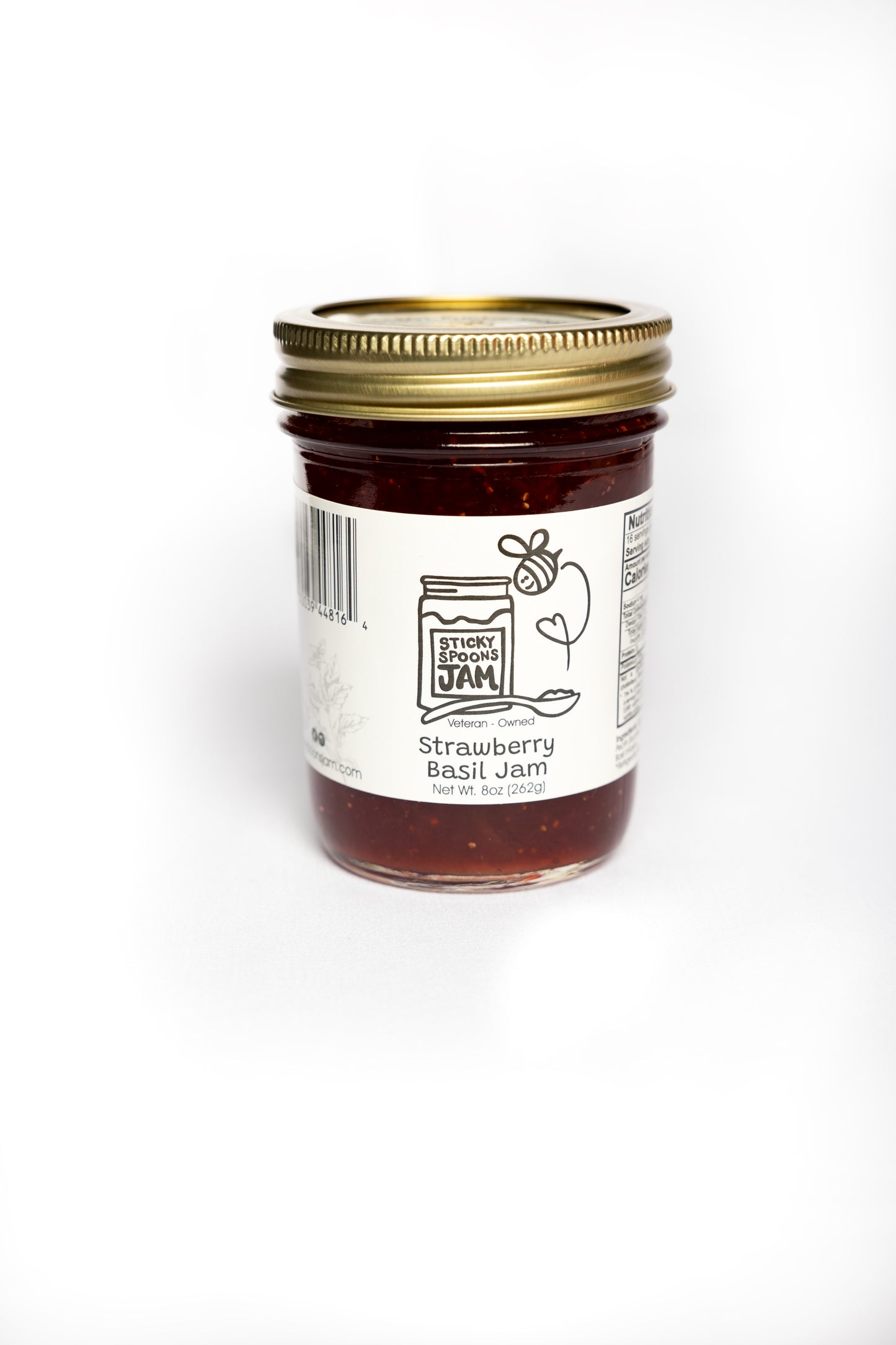 Strawberry Basil Jam - 8oz