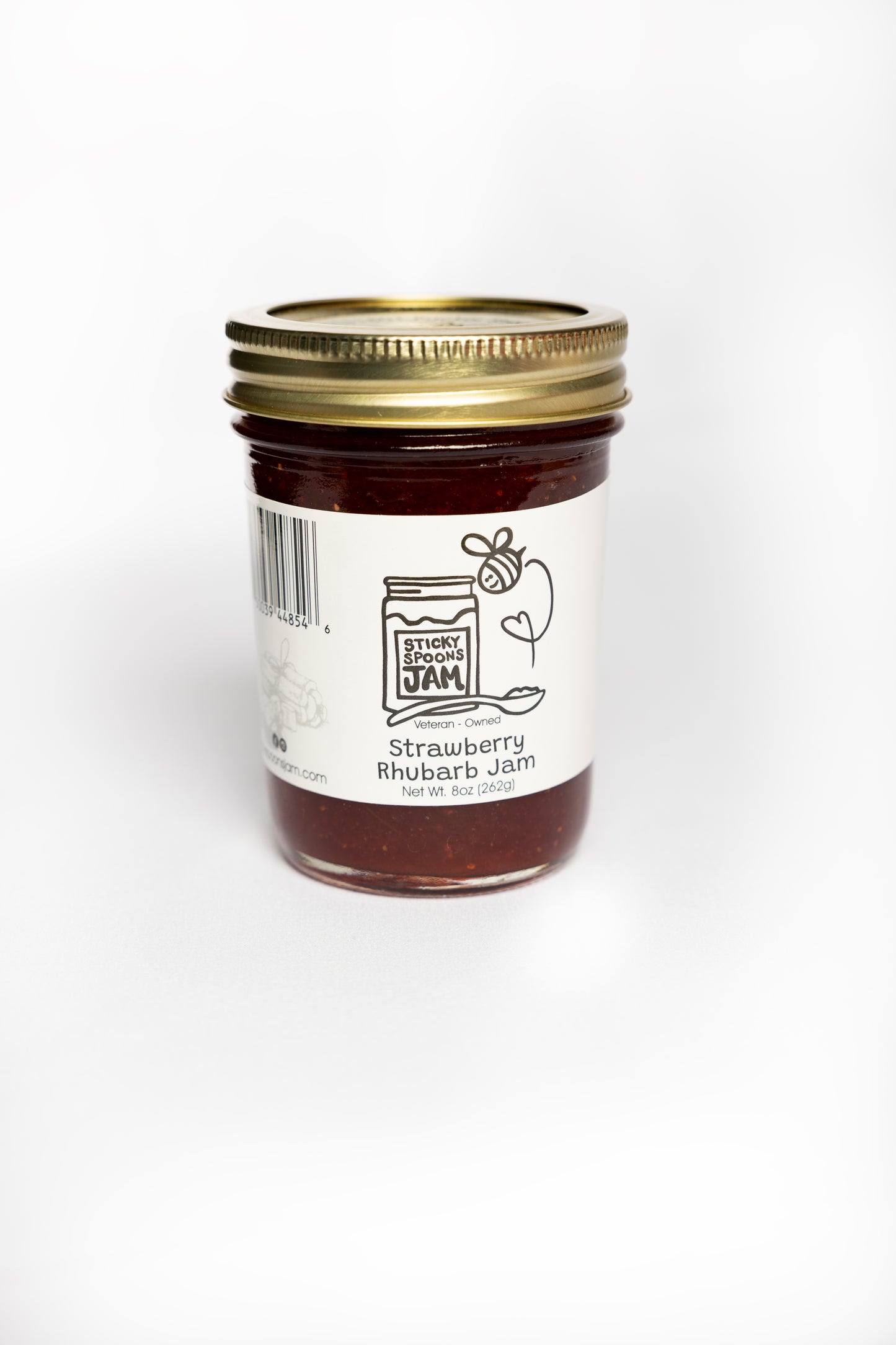 Strawberry Rhubarb Jam - 8oz