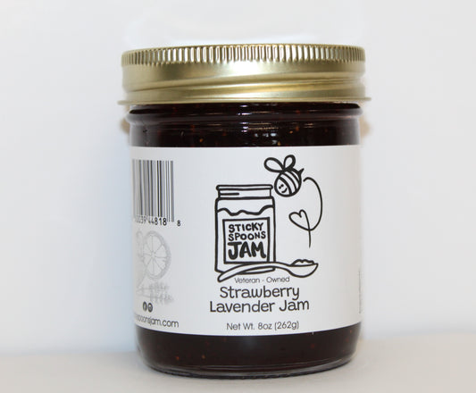 Strawberry Lavender Jam - 8oz