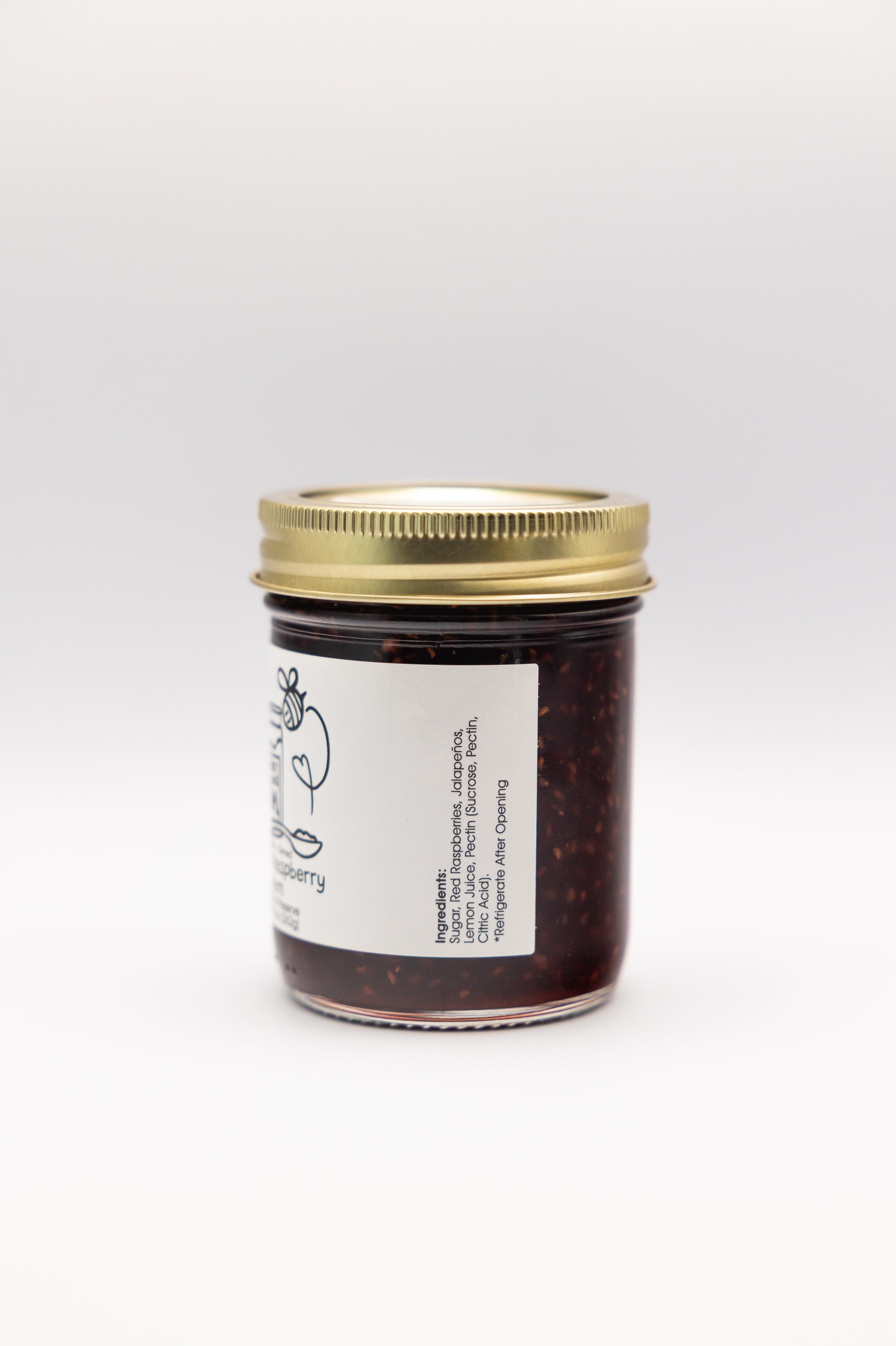 Atomic Raspberry Jam - 8oz – Sticky Spoons Jam