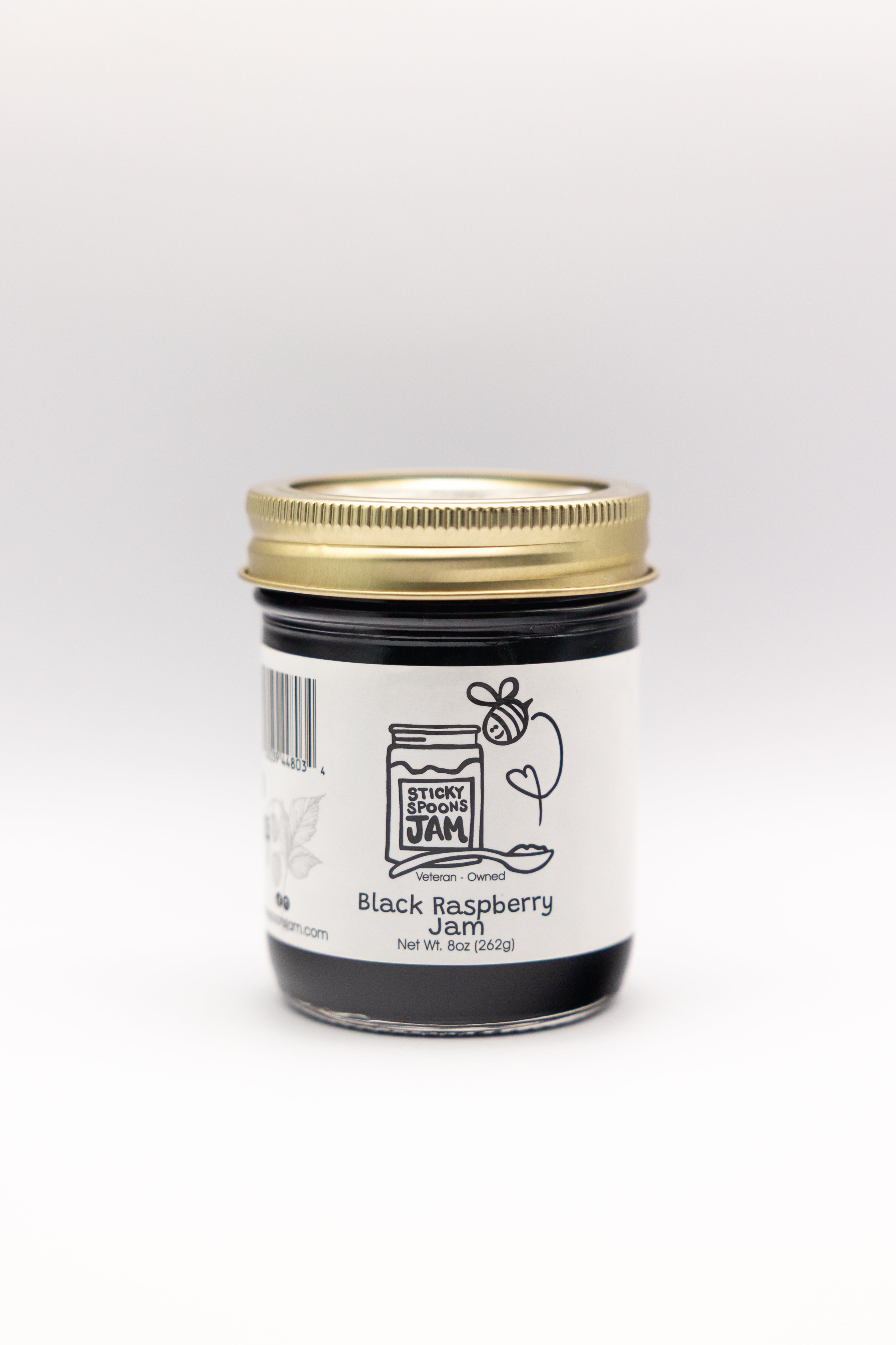 Black Raspberry Jam - 8oz – Sticky Spoons Jam