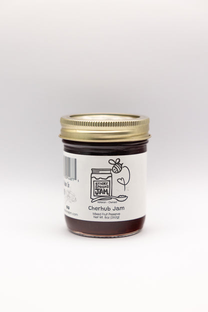 Cherhub Jam (Cherry Rhubarb) - 8oz