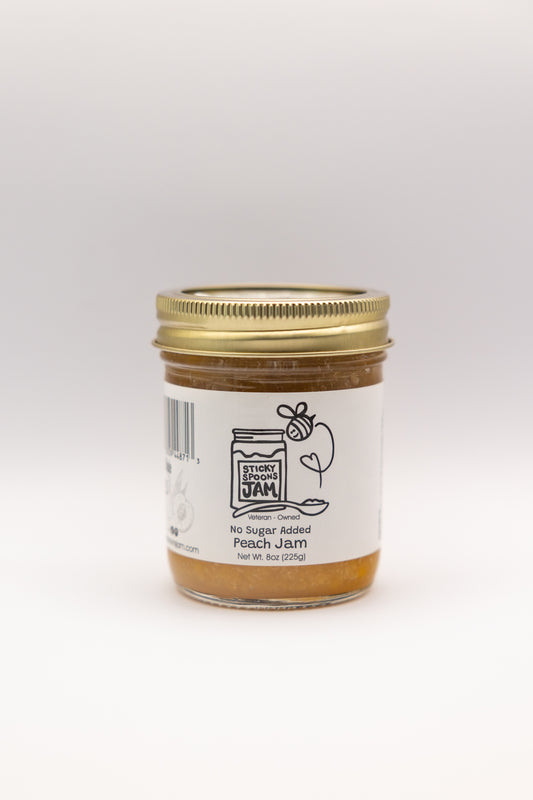 No Sugar Added - Peach Jam - 8oz