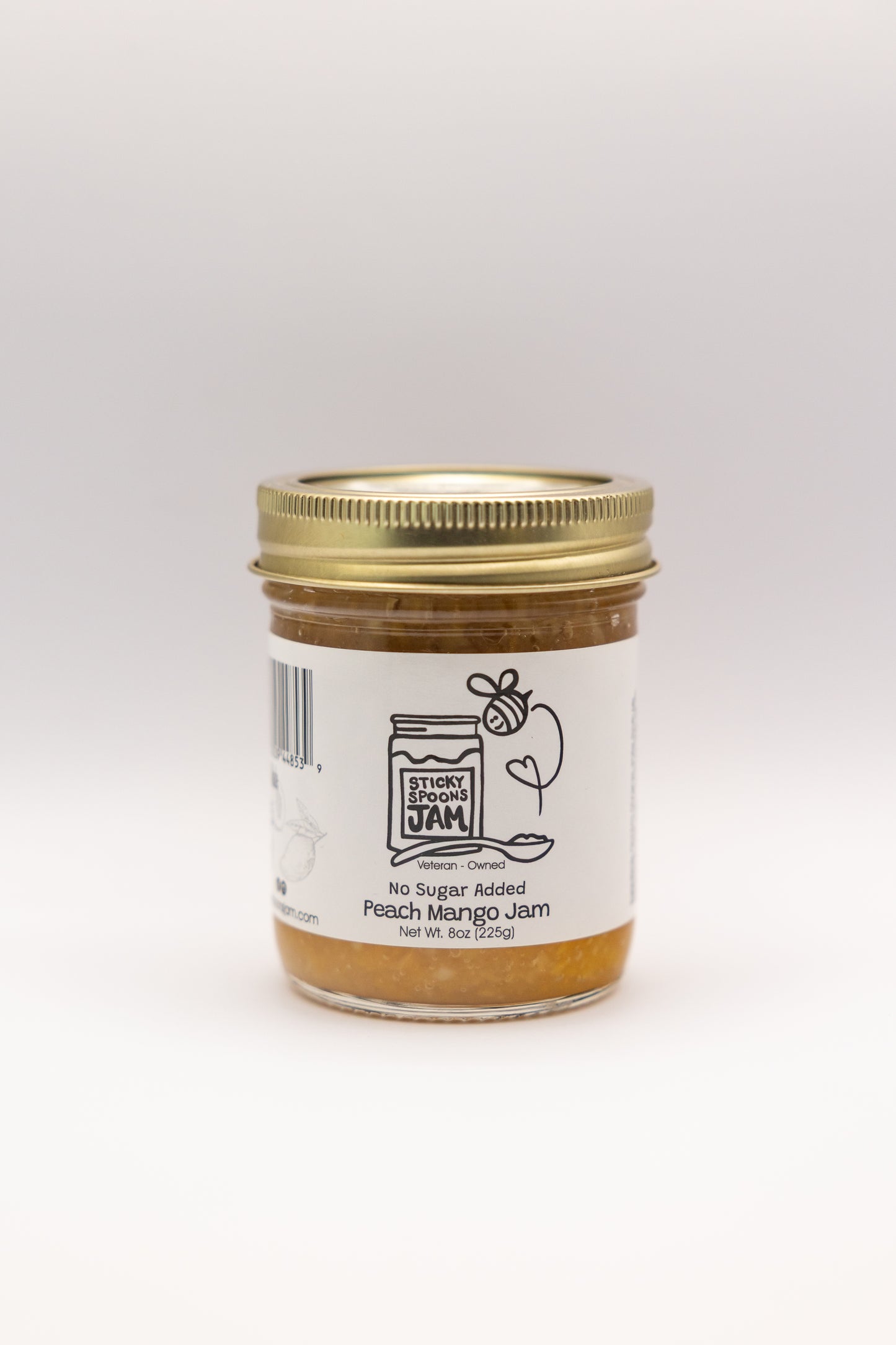 No Sugar Added - Peach Mango Jam - 8oz