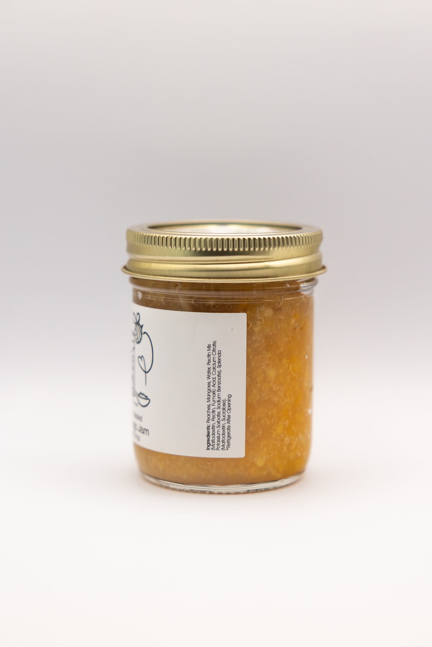 No Sugar Added - Peach Mango Jam - 8oz
