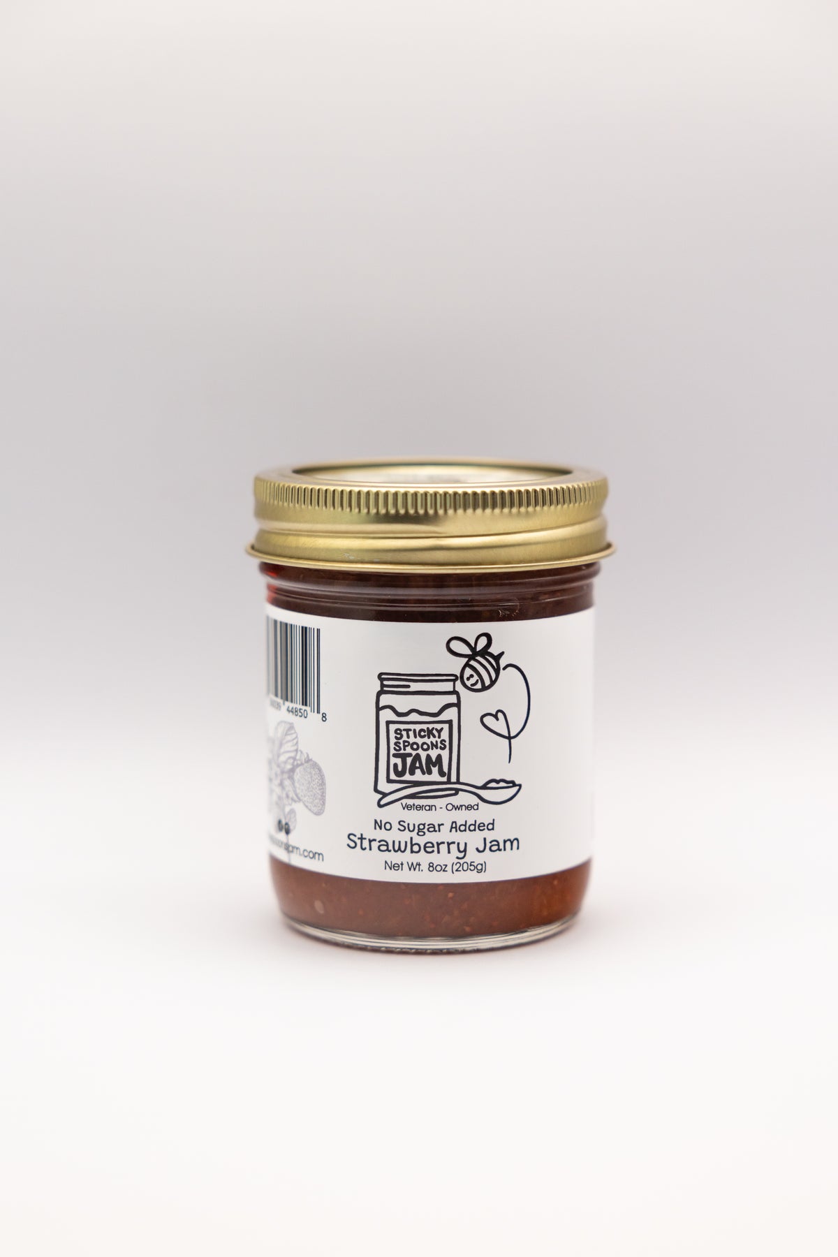 Sticky Jam Adds No Sugar Added - Strawberry Jam - 8oz – Sticky Spoons Jam