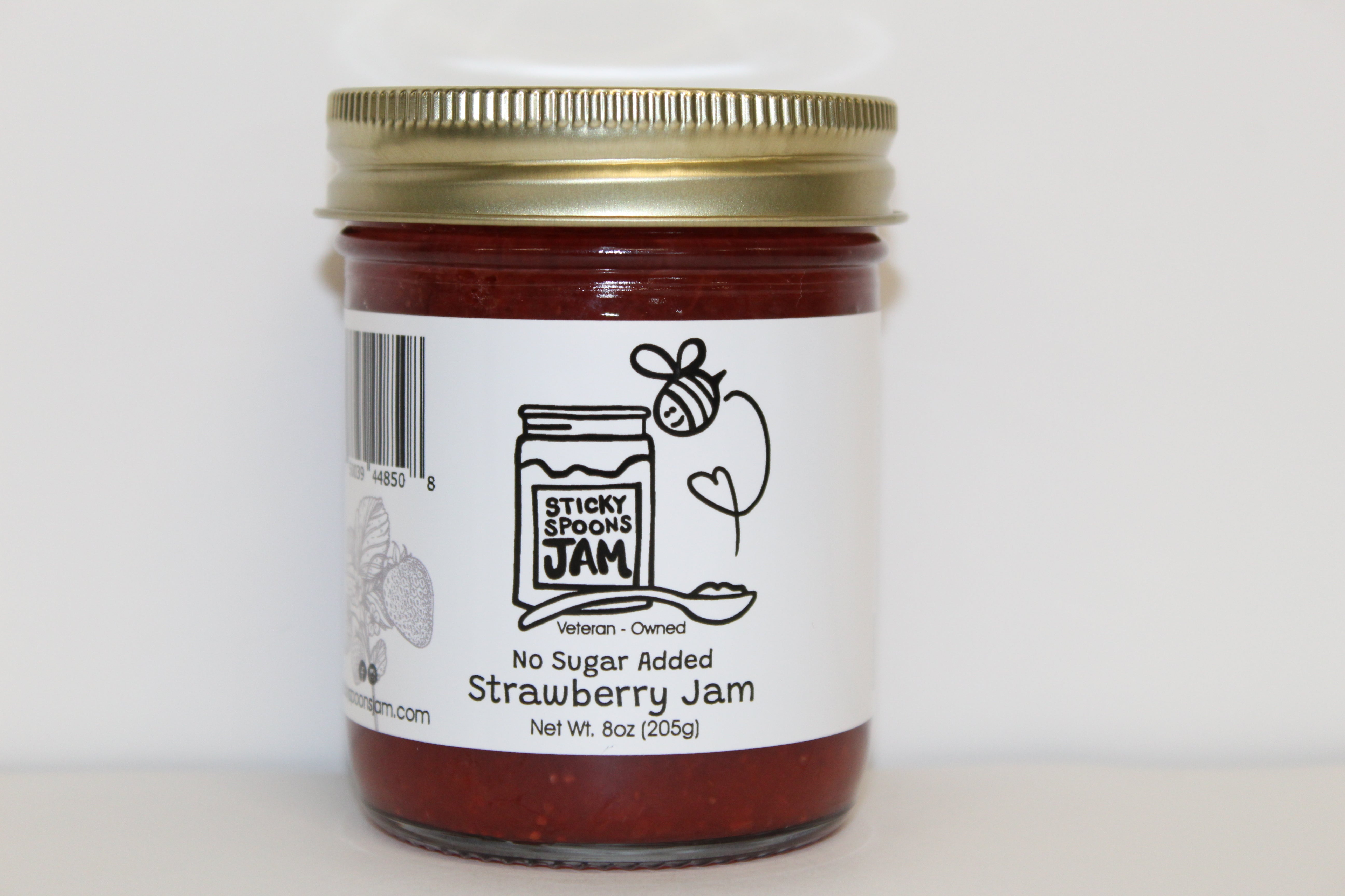 Sticky Jam Adds No Sugar Added - Strawberry Jam - 8oz – Sticky Spoons Jam