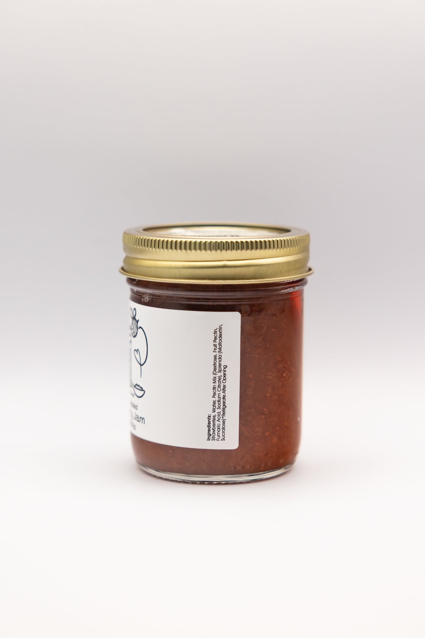 No Sugar Added - Strawberry Jam - 8oz