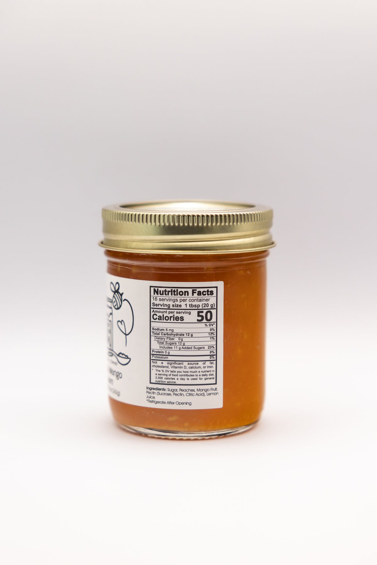 Sticky Jam Adds Peach Mango Jam - 8oz – Sticky Spoons Jam