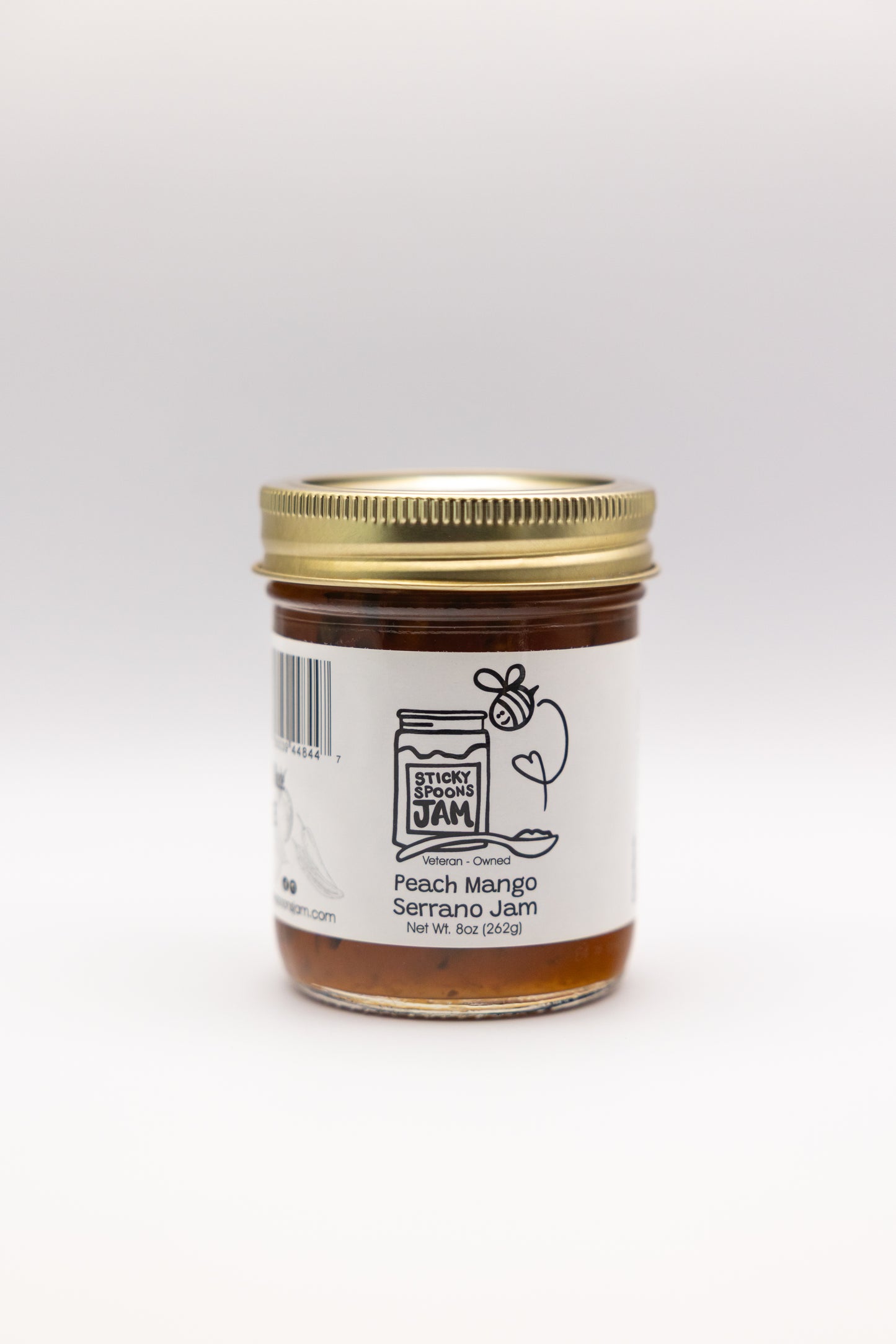 Peach Mango Serrano Jam - 8oz