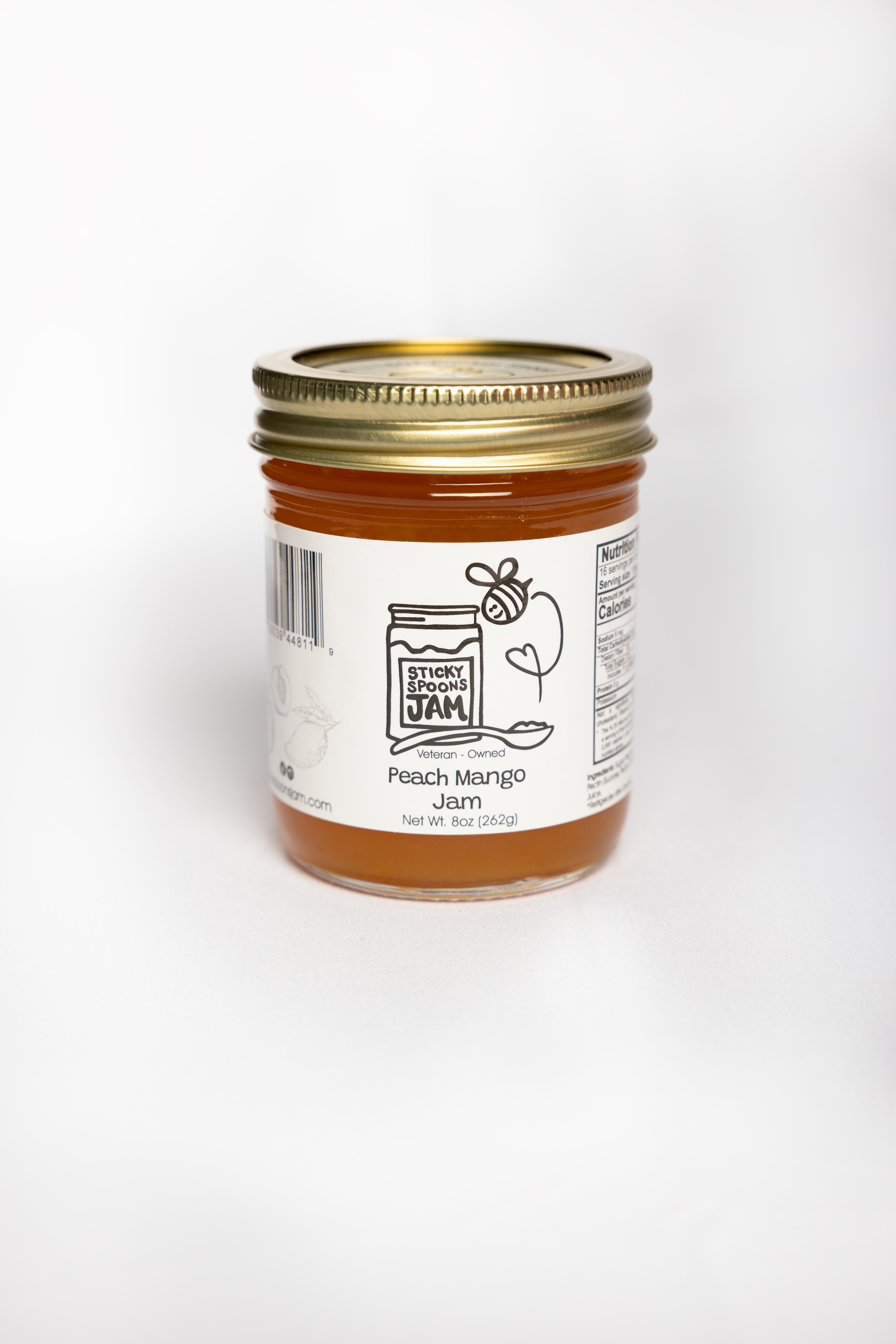 Peach Mango Jam - 8oz – Sticky Spoons Jam