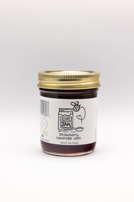 Strawberry Lavender Jam - 8oz