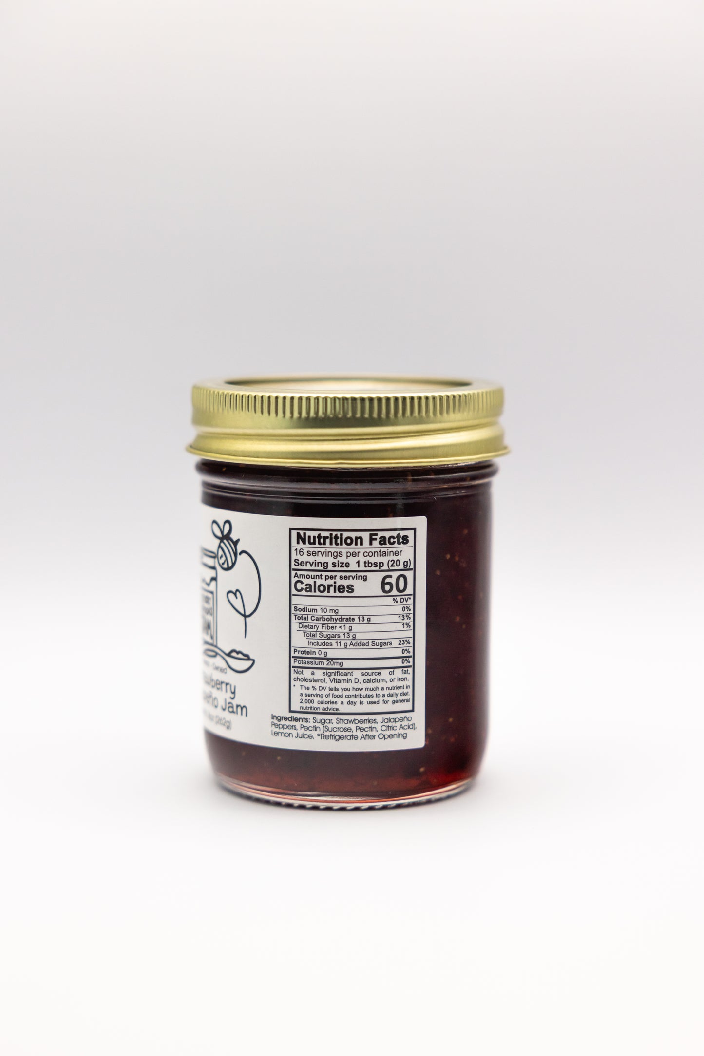 Strawberry Jalapeno Jam - 8oz